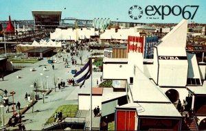 Montreal Expo67 General View On The Ile Notre-Dame