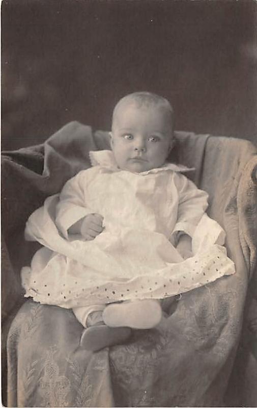 Little Baby Martin Gaff Child, People Photo Writing on back 