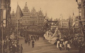 Belgium Antwerp Anvers Parade Japan Vintage Postcard 07.14