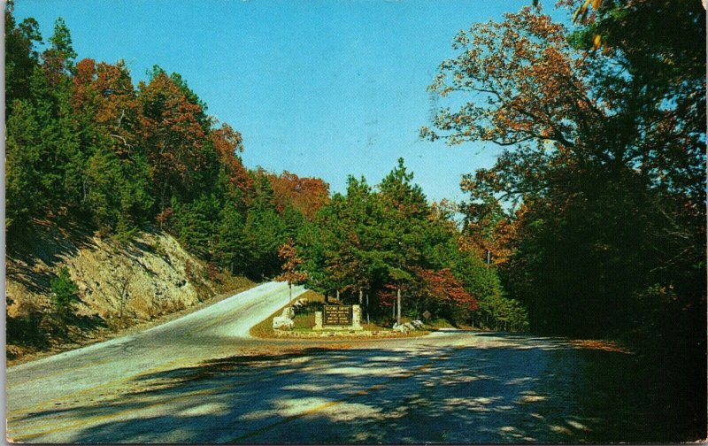 West Mountain Scenic Drive Hot Springs National Park AR Postcard PC19