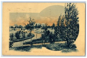 c1910 View of Central Park Calgary Alberta Canada Antique Posted Postcard