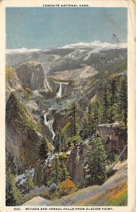 Nevada and Vernal Falls Yosemite National Park Yosemite Valley CA