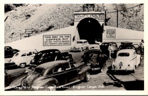 Utah Bingham Canyon Cars At The Lower Portal Bingham-Copperfield Tunnel Real ...