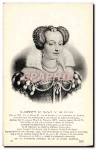 Old Postcard Marguerite de Valois France or