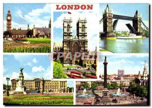 Modern Postcard London Big Ben and Houses or Parliament