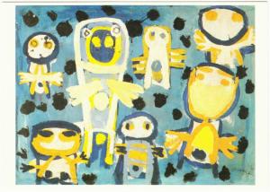 Questioning Children by Karel Appel Art Postcard