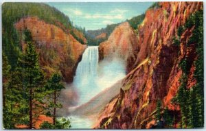 M-95779 Great Falls & Grand Cañon Yellowstone National Park USA