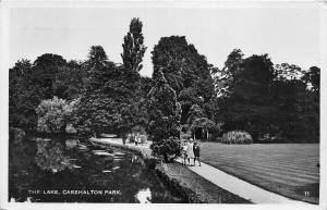 BR61462 the lake park  carshalton real photo  uk