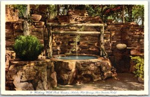 Wishing Well Rock Garden Soboba Hot Springs San Jacinto California CA Postcard