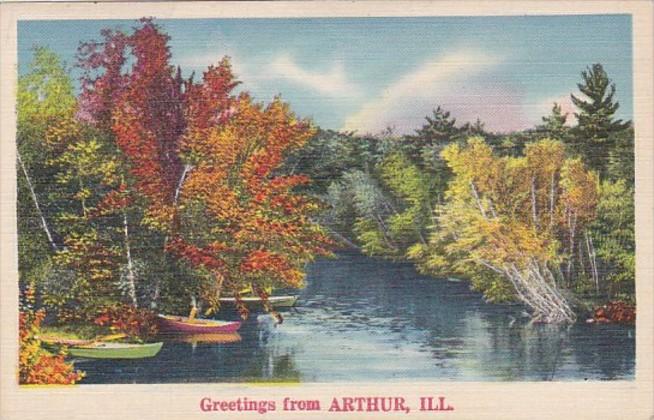 Illinois Greetings From Arthur