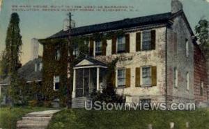 De Hart House, 1745 Elizabeth NJ Unused