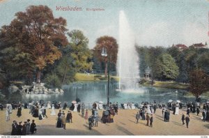 WIESBADEN, Hesse, Germany, 1900-10s; Kurgarten, Spa Park