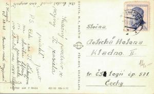 Slovakia Senica RPPC 02.22