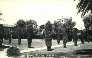 Postcard RPPC California Santa Clara Nobili Tower U of SC SJ 92 Laws 23-6017