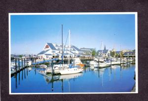 MA Pickering Wharf Harbor Marina Salem Mass Massachusetts Postcard Boats