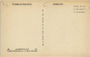 CPA ALBERTVILLE Vallee d'Albertville et le Mont Charvin (1193311)