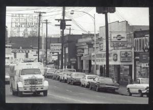 REAL PHOTO ATLANTA GEORGIA DOWNTOWN STREET SCENE OLD CARSPOSTCARD COPY