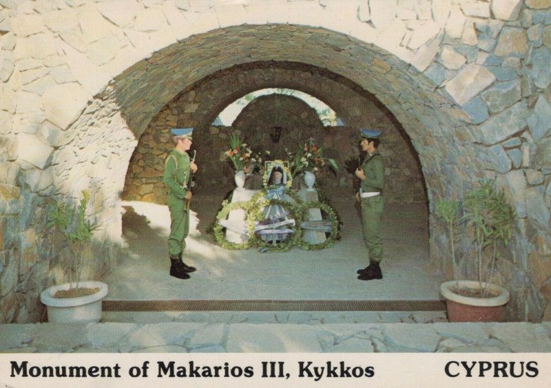 Cyprus Postcard - Monument of Makarios III, Kykkos  RR9162