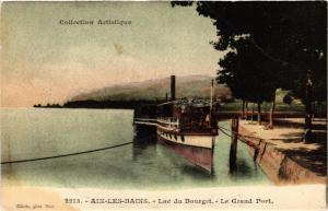 CPA AIX-les-BAINS Lac du BOURGET Le Grand Port (681811)
