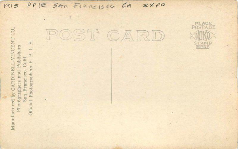 Arch Rising Sun Court of Universe 1915 San Francisco California RPPC 8185