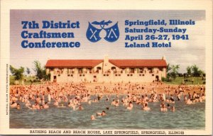 Linen PC 7th District Craftsmen Conference Springfield, Illinois Bathing Beach