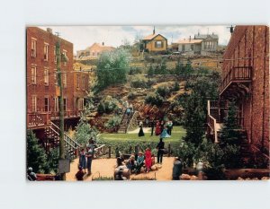 Postcard Gardens Adjoining Opera House & Teller House Central City Colorado USA