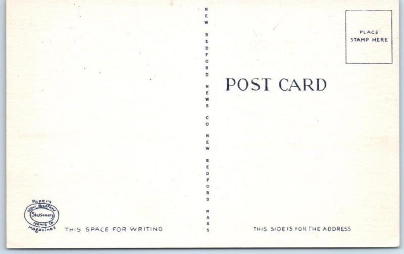 MARTHA'S VINEYARD, Massachusetts  MA    AIRPORT, Planes  c1940s Linen  Postcard