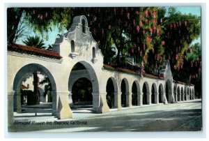 Glenwood Mission Inn, Riverside California Spanish Building Old Vintage Postcard 