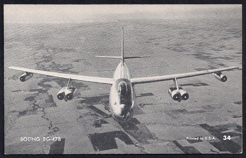 Boeing BG47B Jet Bomber unused c1950's