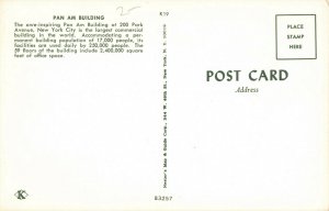 Postcard Pan Am Building New York City