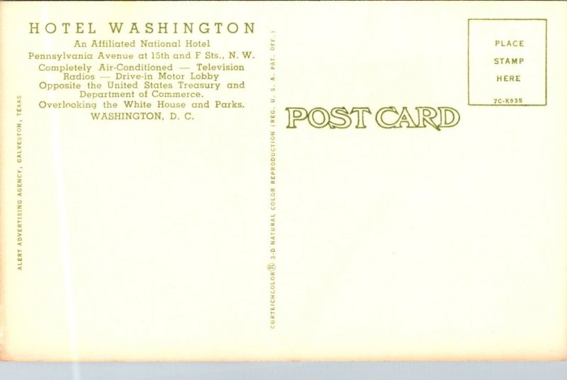 Washington DC - Hotel Washington - [DC-381]