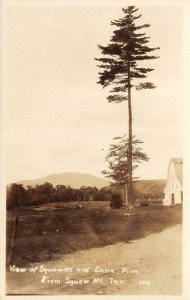 RPPC Squaw Mt. & Lone Pine SQUAW MOUNTAIN INN Greenville, Maine c1930s Postcard