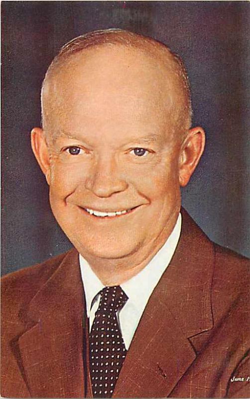 Dwight David Eisenhower, Past President of the U.S.A. Chrome