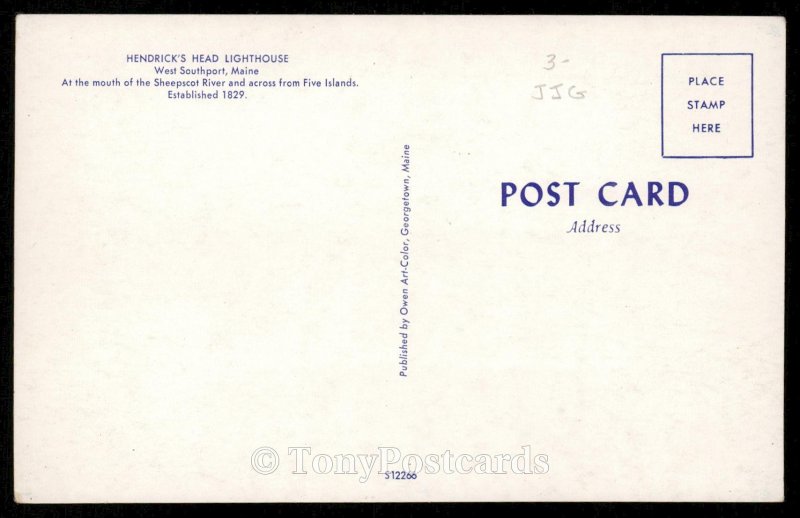 Hendrick's Head Lighthouse - Maine