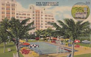 Florida Miami Beach The Vanderbilt With Pool 1952