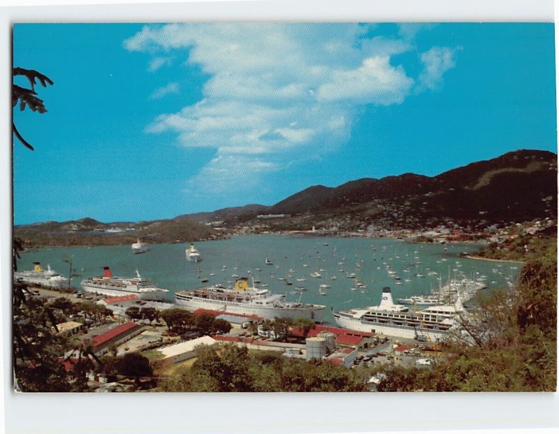 M-164849 Typical Cruise Ship Charlotte Amalie Harbor St Thomas US Virgin Islands