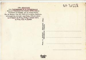BF31528 beauvais les tapisseries de la cathedrale  france front/back image