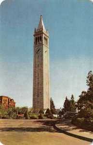 THE CAMPANILE Sather Tower UC Berkeley 76 Gas Union Oil c1940s Vintage Postcard