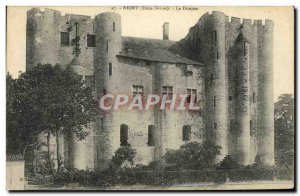 Old Postcard Niort Le Donjon