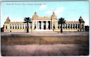 RIVERSIDE, California  CA   RIVERSIDE COUNTY COURT HOUSE  ca1910s     Postcard