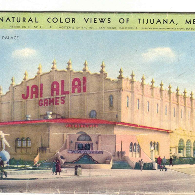 1952 Postcard Folder of Tijuana, Mexico