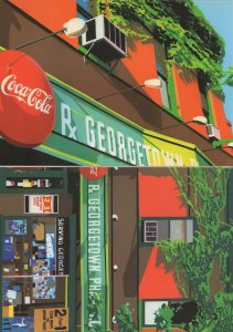 Georgetown Pharmacy Canada Photograph Developers 2x Postcard s