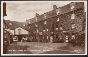 Suffolk Postcard - Rutland Arms Hotel (Courtyard), Newmarket  A7440