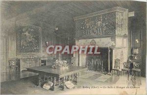 Old Postcard Brecy (Cher) La Salle a Manger du Chateau