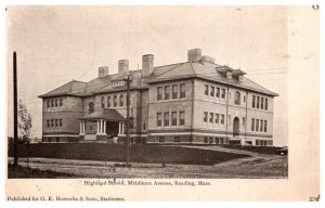 Massachusetts Reading  Highland School, Middlesex Avenue