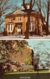IL, Illinois MILLBURN MANOR Residence~Antiques ROADSIDE c1950's Chrome Postcard