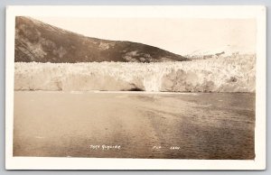 Alaska Taku Glacier RPPC c1910 Postcard C26