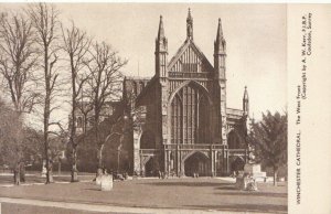 Hampshire Postcard - Winchester Cathedral - The West Front - Ref 4753A