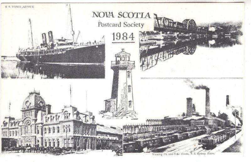 Collage, Nova Scotia Postcard Society 1984 Deltiology