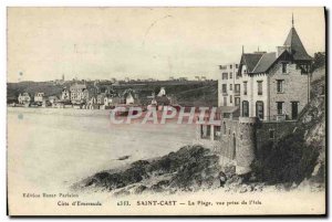 Postcard Old Saint Cast The Beach View Jack L & # 39Isle